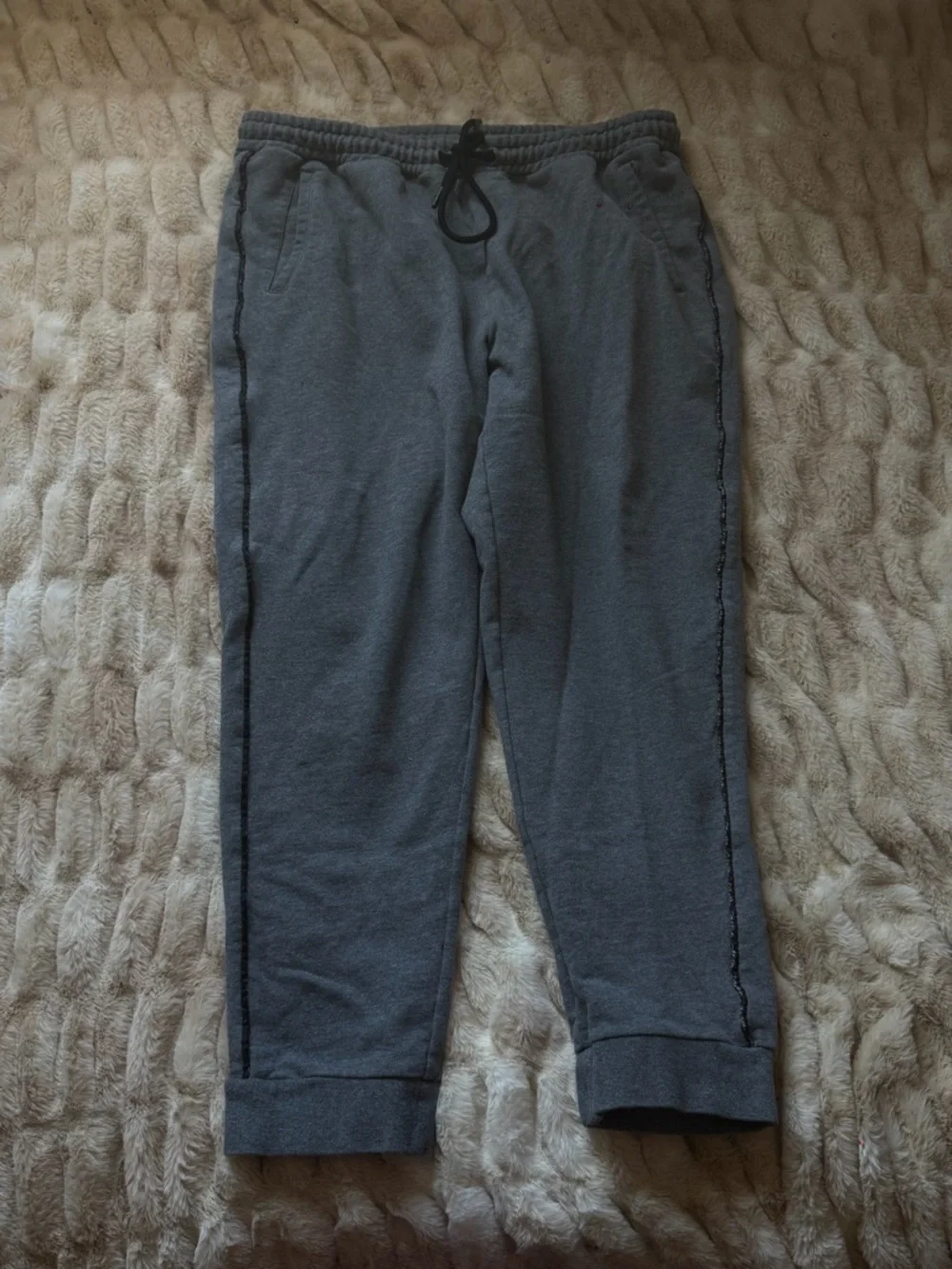 Gray Drawstring Jogger Sweatpants - Picture 2 of 4
